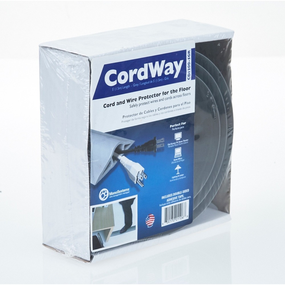 CordWay CD1200-5GR Cord and‎ Wire Protector